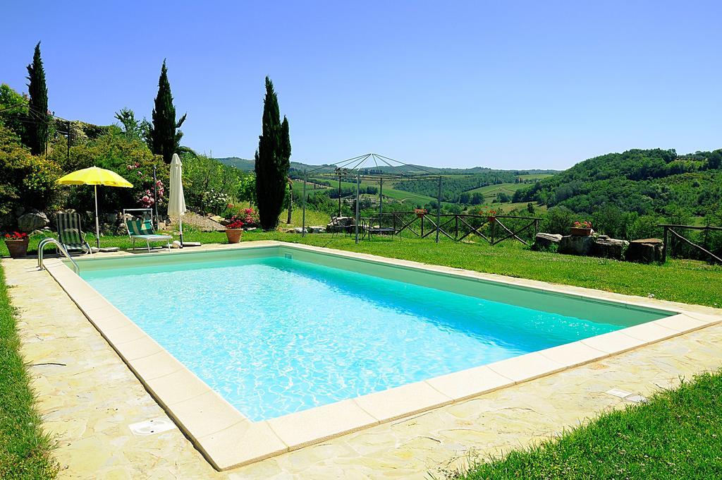 La Rocca Della Magione Villa Monteriggioni Bagian luar foto